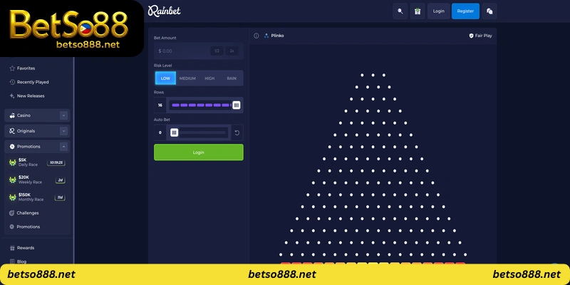 Rainbow Plinko